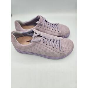 Birkenstock Bend low suede embossed Purple Fog Size 39/8